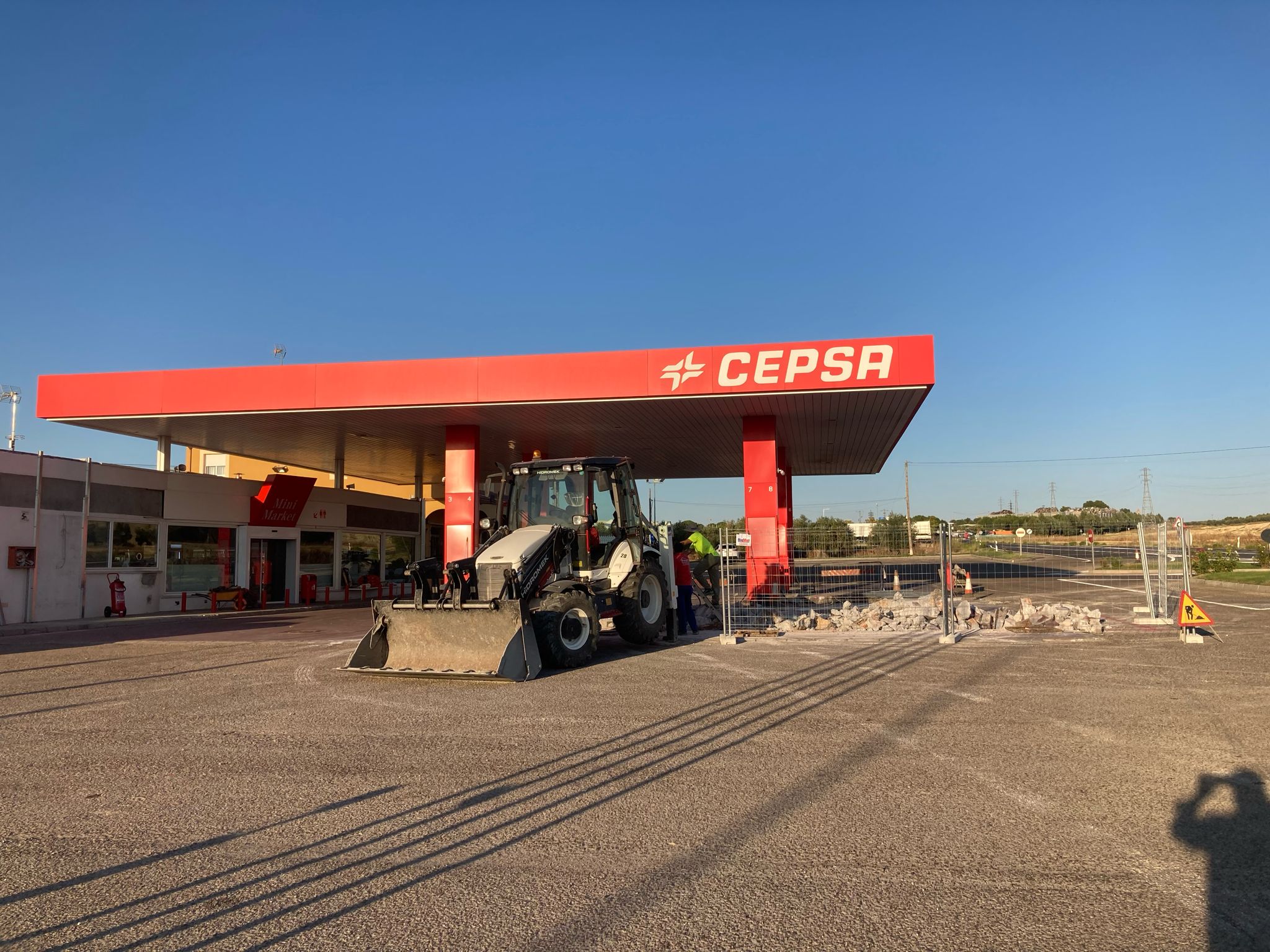Estación de servicio CEPSA en Daimiel